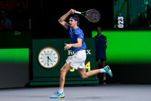 Jannik Sinner e Lorenzo Sonego si sono affrontati nella Quarter Final del Davis Cup a Malaga. Alex...