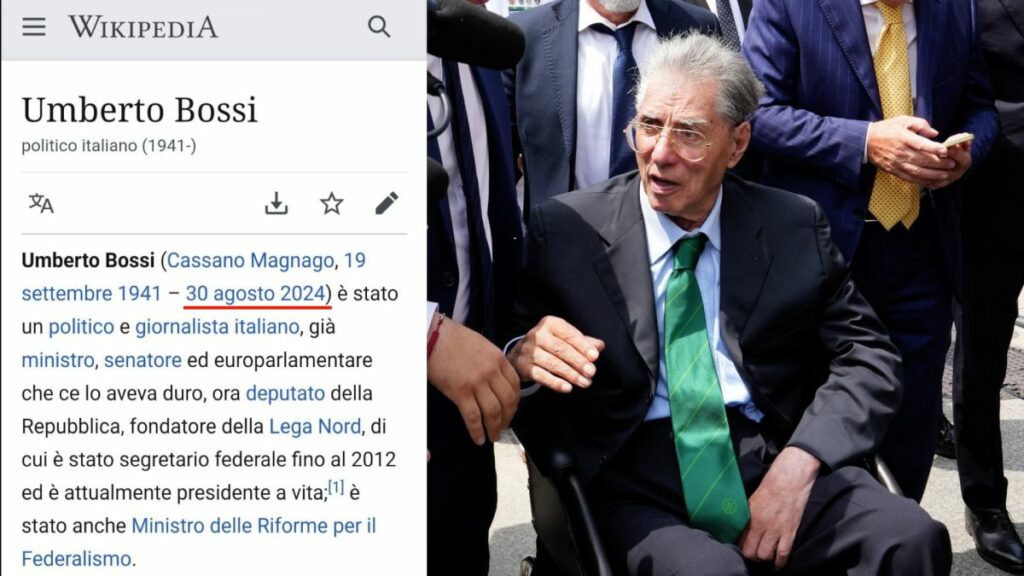 La notizia della presunta morte dell'ex leader leghista Umberto Bossi è stata diffusa ma prontamente...