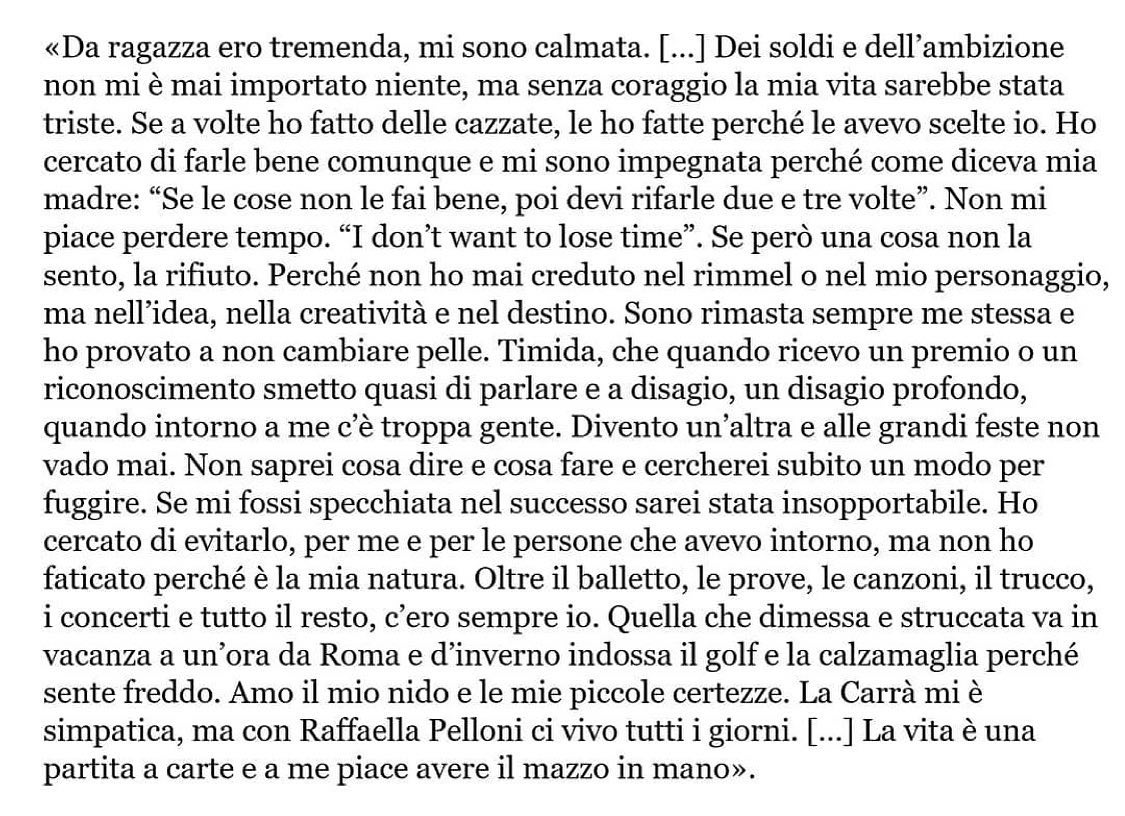 Martina Colombari Il suo talento risplenderà per sempre.
R.I.P Raffaella Carra’...