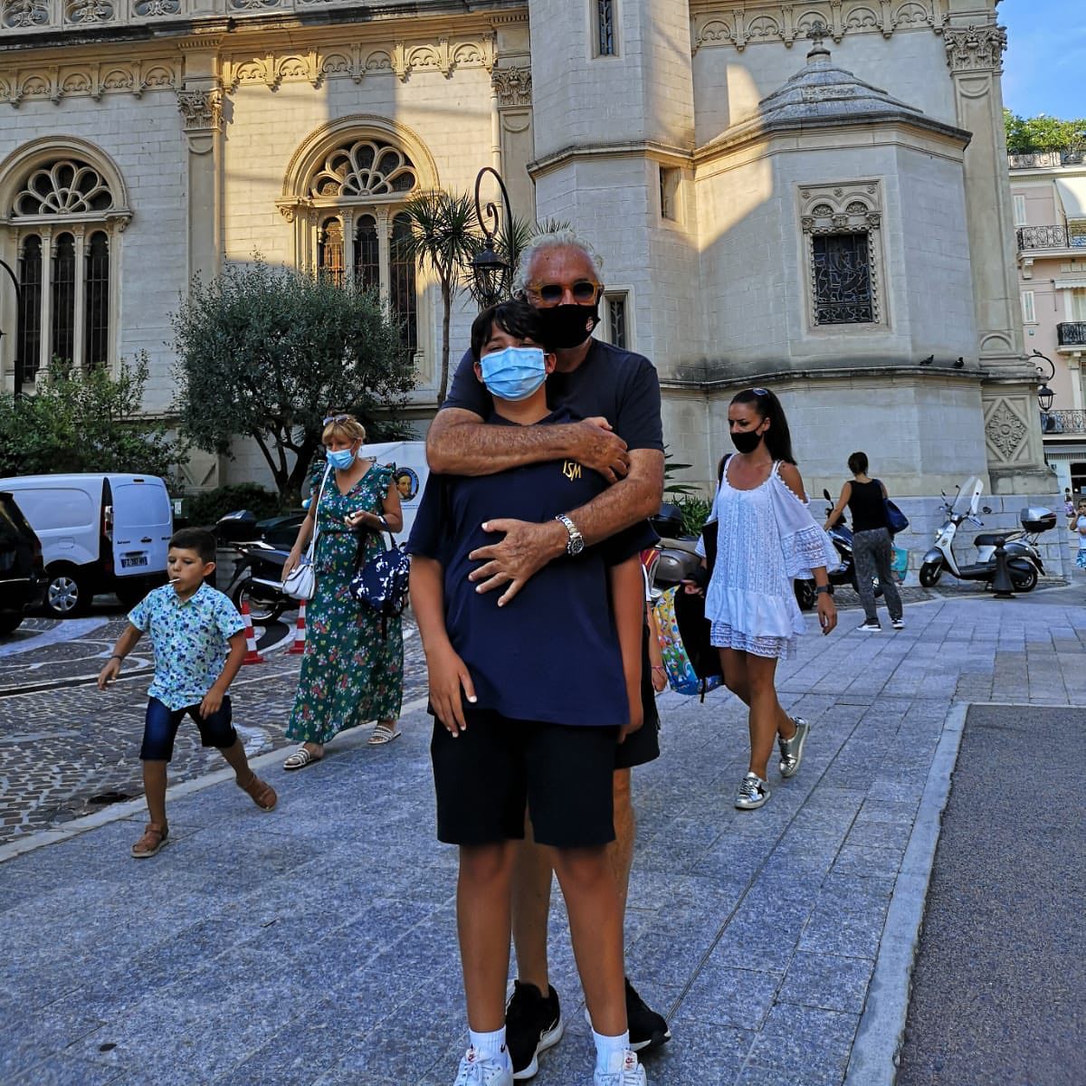 Flavio Briatore Con , appena uscito da scuola...