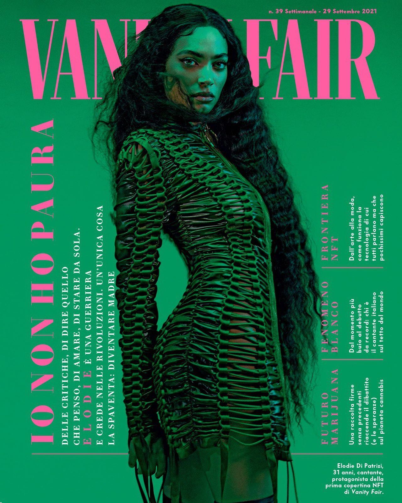 Elodie Domani uscirà, per la prima volta, una cover di che sarà anche un NFT, un’oper...