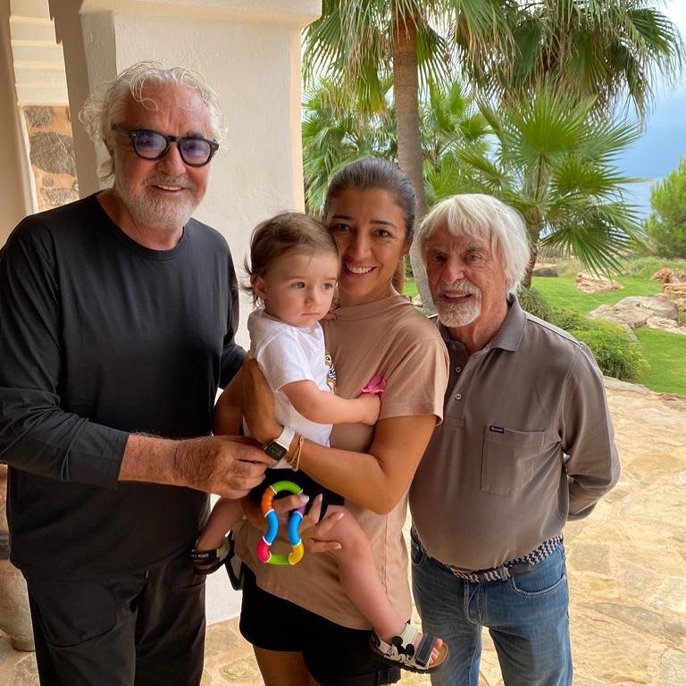 Flavio Briatore In Ibiza with my friends Bernie and and their son Ace...