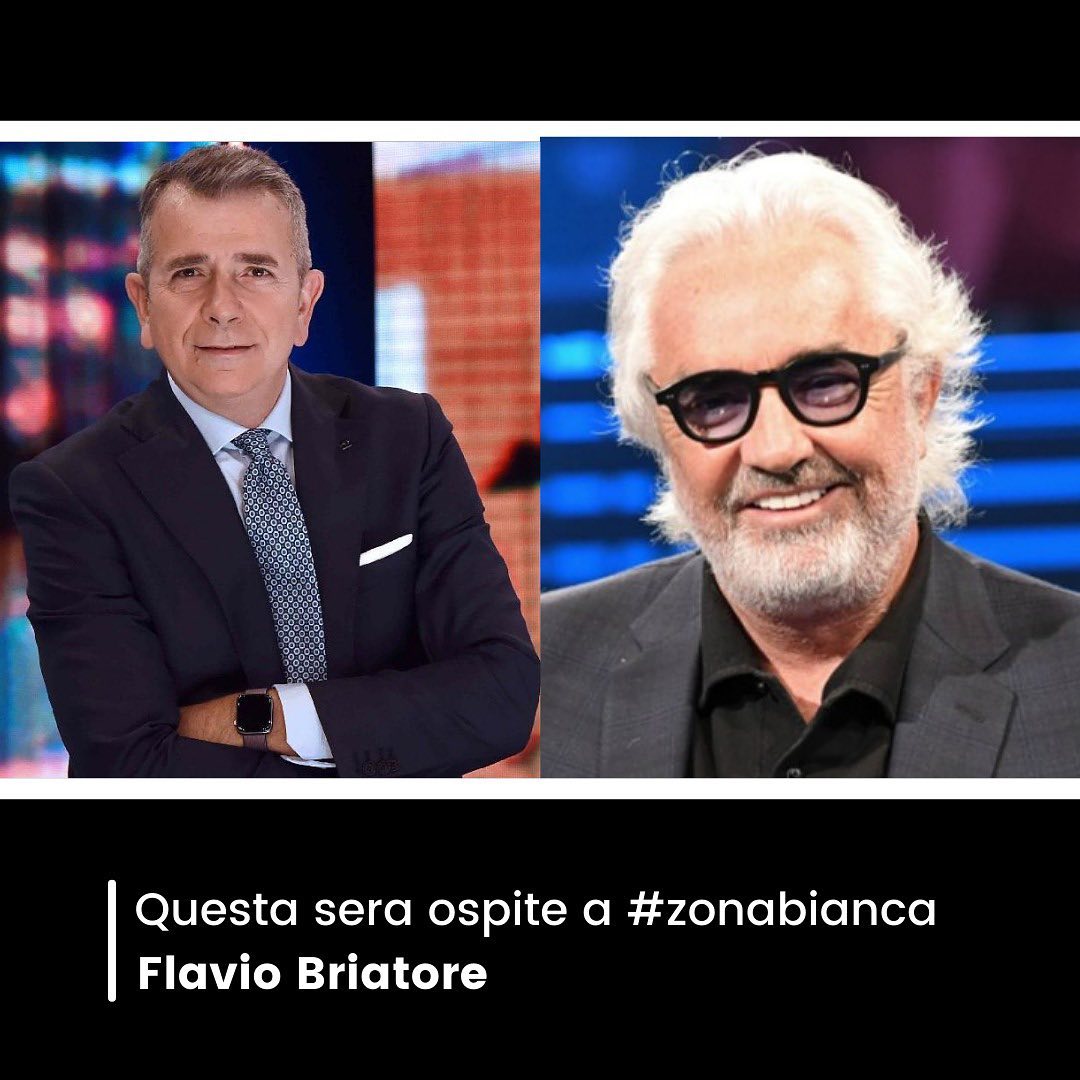 Flavio Briatore Stasera in collegamento da Malindi con Giuseppe Brindisi a Zona Bianca.
Seguite...