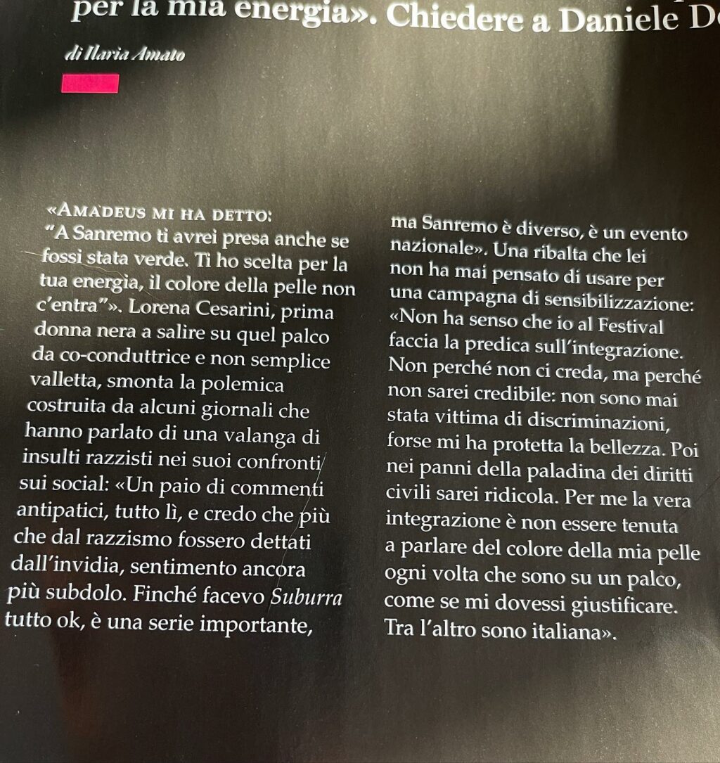 Selvaggia Lucarelli, Seriamente, perché la questione è seria. Perché Lorena Cesarini ha detto una cos… su Instagram saluta i suoi fan