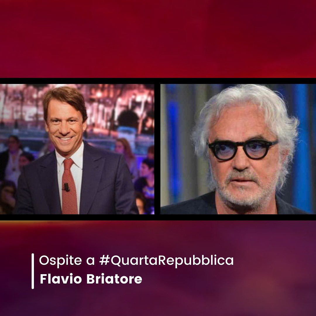 Flavio Briatore Stasera alle ore 22 sarò ospite di Nicola Porro a  su Rete 4...