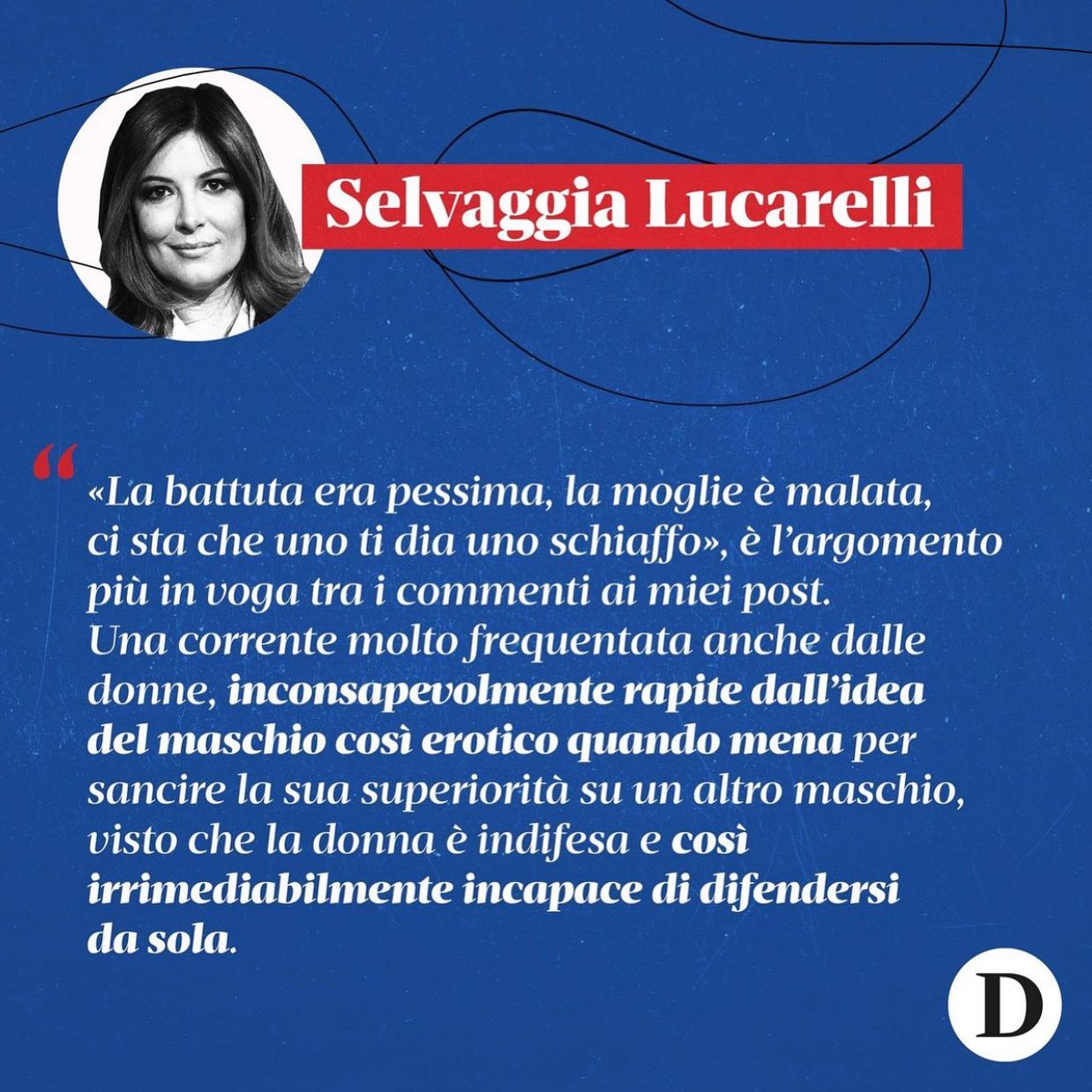 Selvaggia Lucarelli Per leggere tutto il mio articolo su andate nel link in bio!...