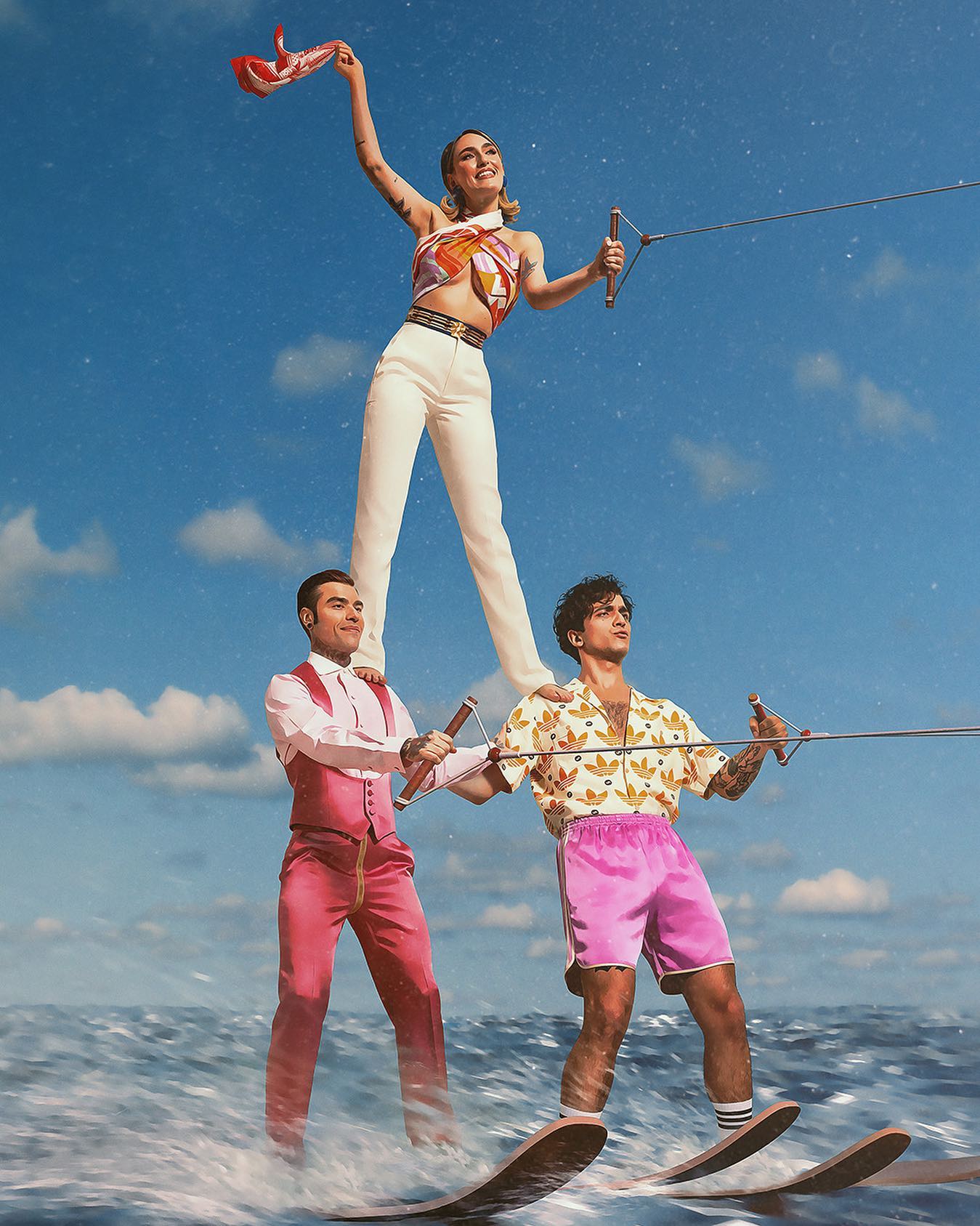 Fedez LA DOLCE VITA fuori stasera all’una di notte...