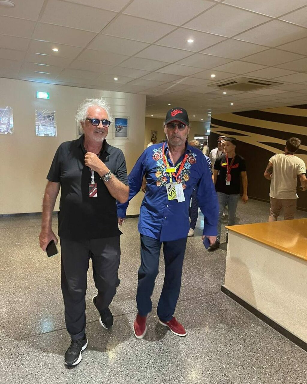 Flavio Briatore, With  at French GP… su Instagram per i suoi fan