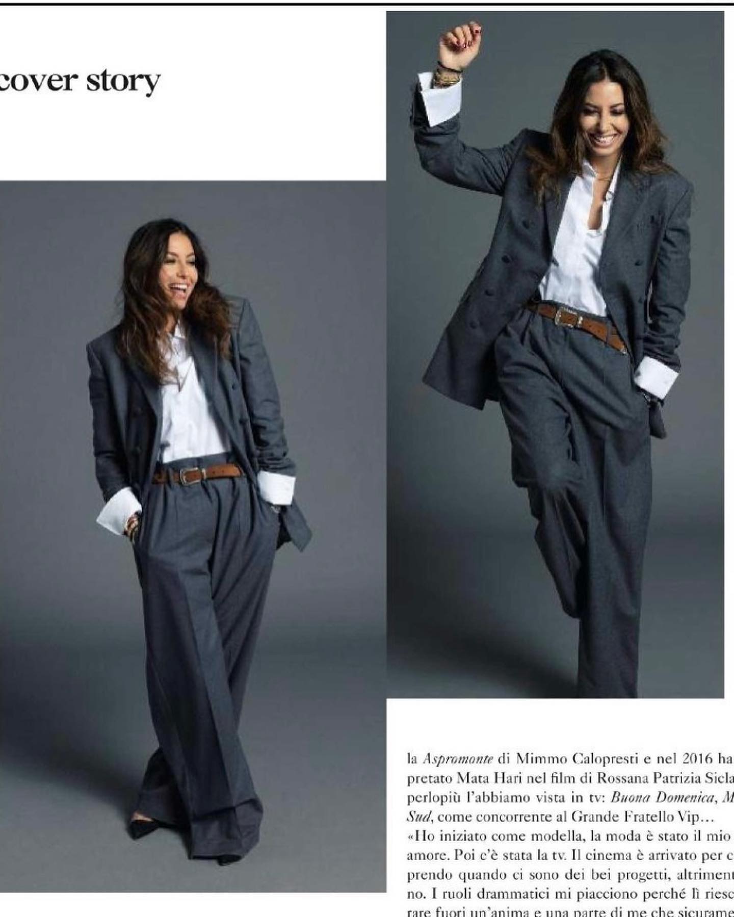 Elisabetta Gregoraci My new cover for 
Thanks to: 
Photo: 
Make-up: 
Hair: 
Style:  &...