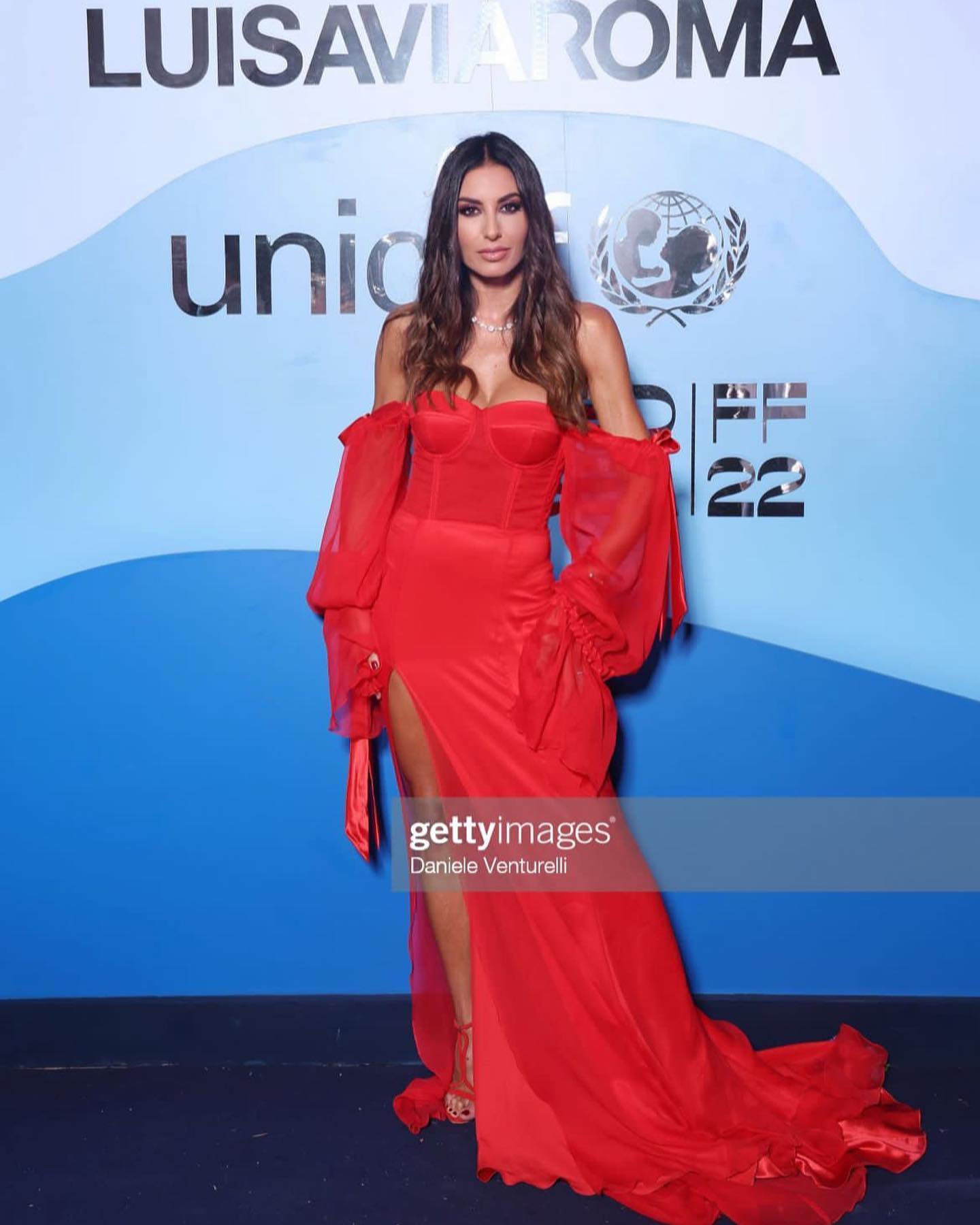 Elisabetta Gregoraci Charity Gala  for  in Capri.
Dress: 
Shoes:  
Stylist: 
Make-up & hair:...