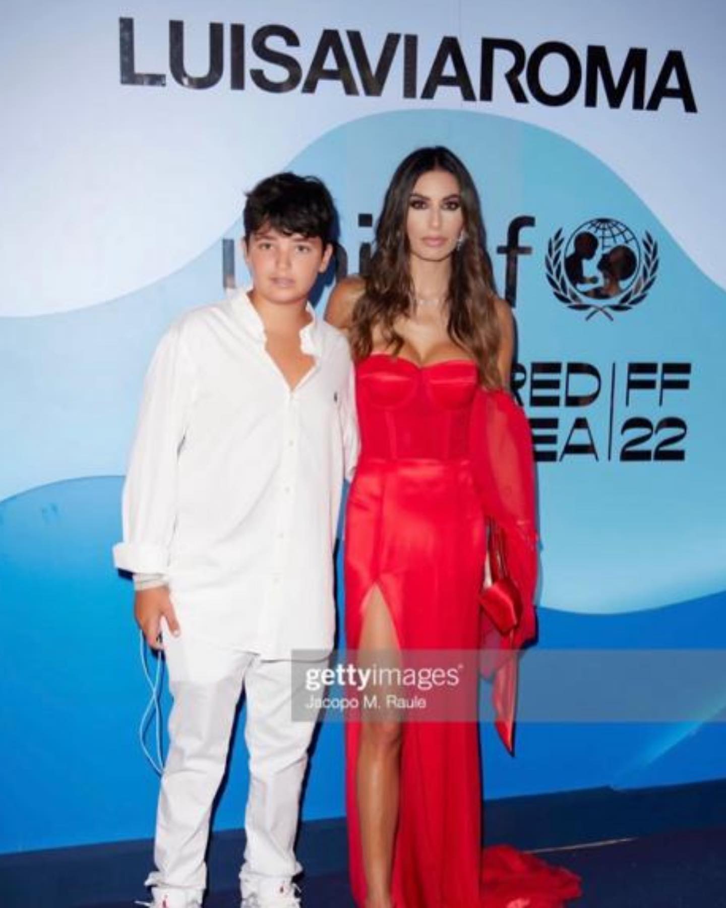 Elisabetta Gregoraci Charity Gala  for  in Capri.
Dress: 
Shoes:  
Stylist: 
Make-up & hair:...