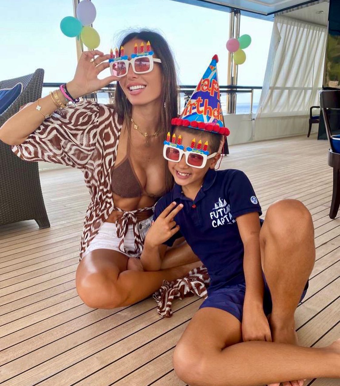 Elisabetta Gregoraci Tanti auguri cuoricino mio..sei il nipotino migliore che potessi avere, sei un ...