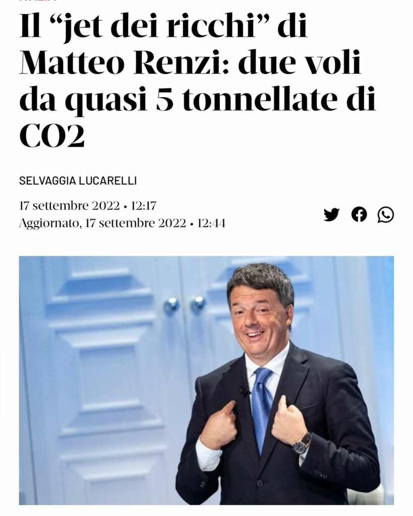 Selvaggia Lucarelli, Matteo Renzi ha fatto bene a fondare il terzo polo perché a breve, se tutti ci m… su Instagram Per i suoi fan