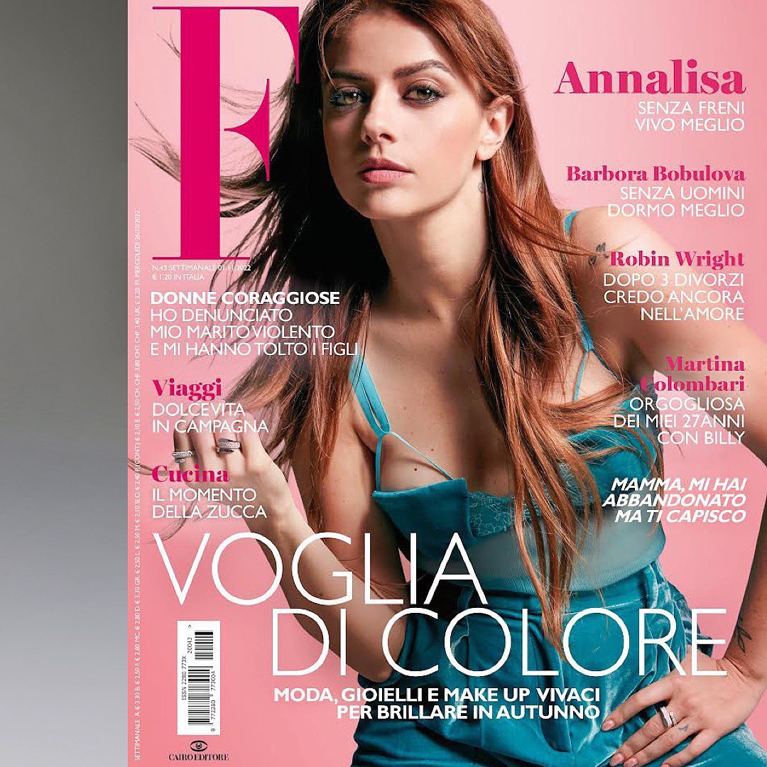 Annalisa Domani mi trovate anche in edicola su F 
Thanks to...