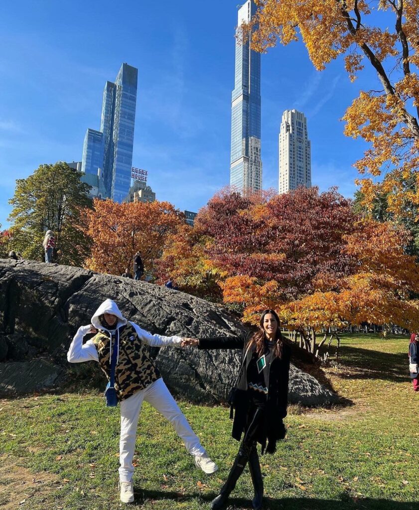 Elisabetta Gregoraci, • Autumn in New York… su Instagram per i suoi fan