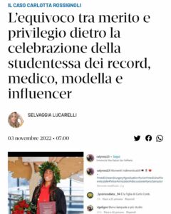 Selvaggia Lucarelli, Il punto è che questa celebrazione del miracolo Carlotta Rossignoli non tiene co… su Instagram per i suoi fan