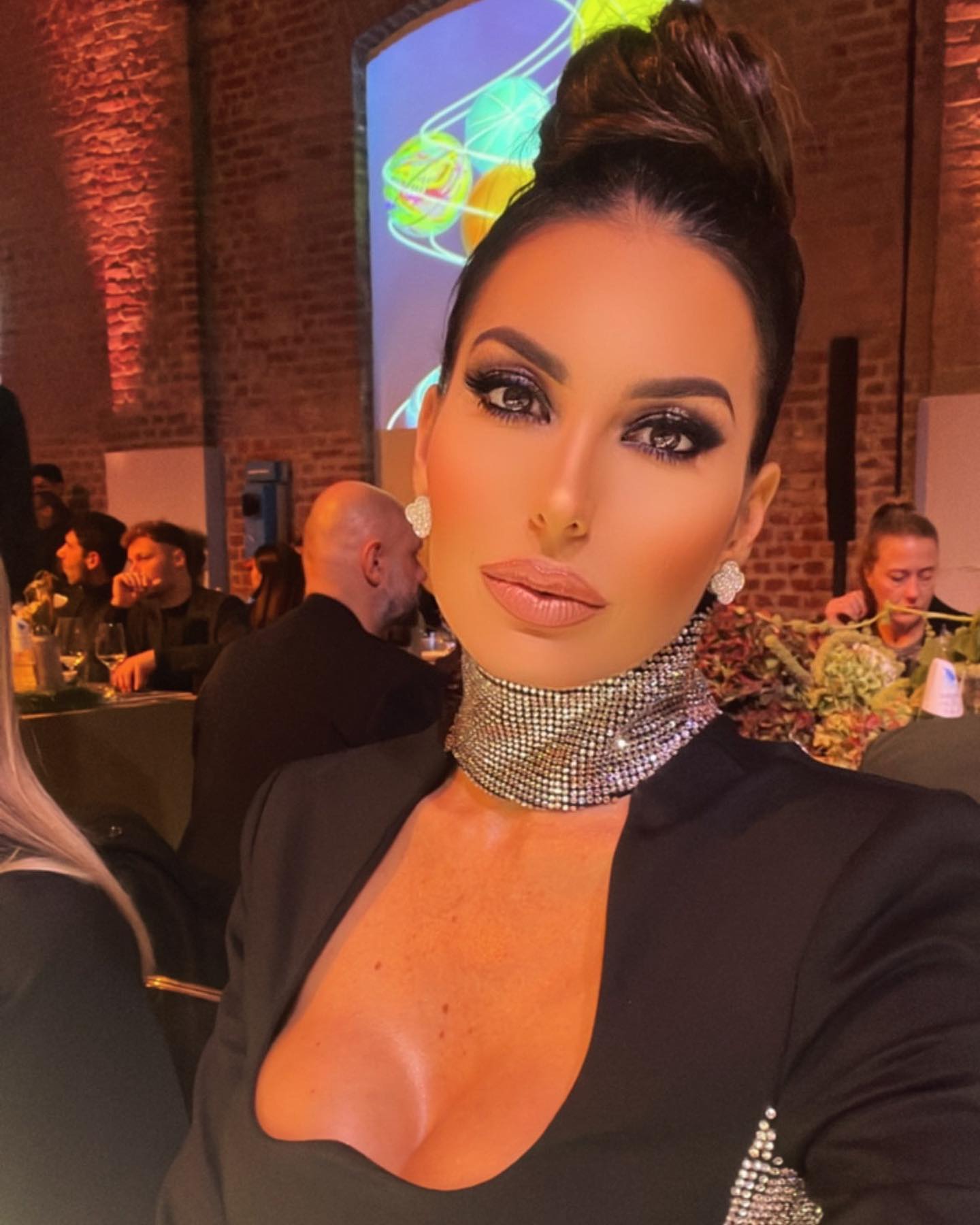 Elisabetta Gregoraci My Last Night Look for  
A special thanks to  for the glitters...