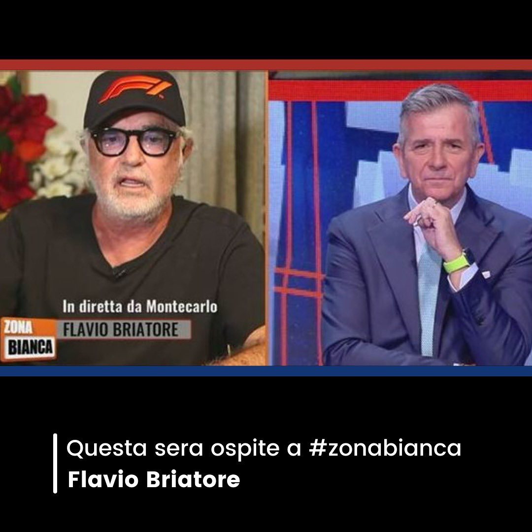 Flavio Briatore Stasera alle 21:30 sarò in collegamento con a su Rete 4.
Vi aspetto!...