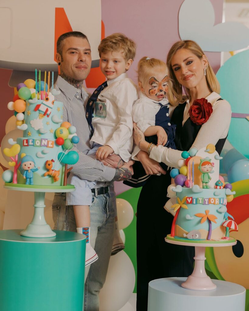 Fedez, Leone & Vittoria’s birthday party… su Instagram per i suoi fan