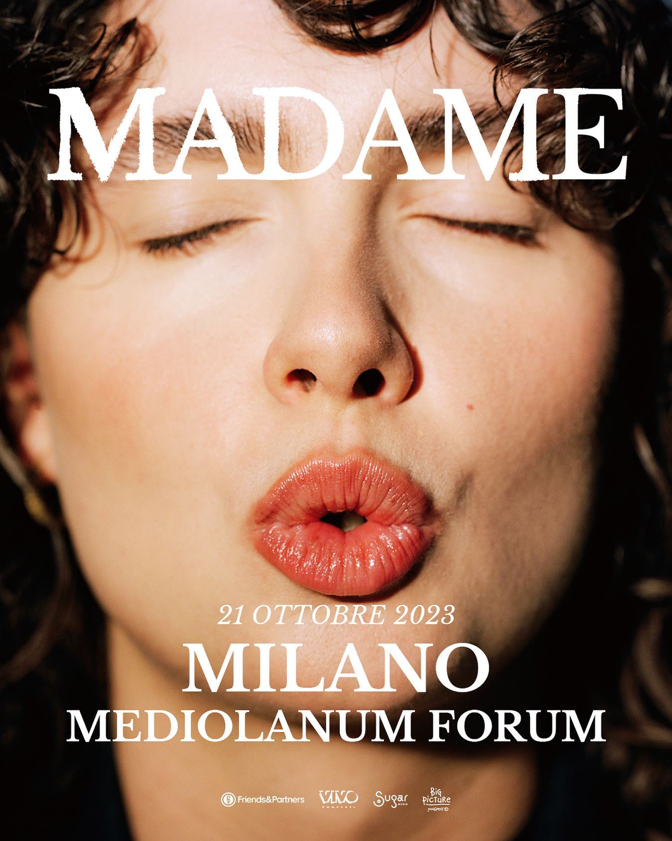 Madame MADAME AL FORUM 21/10
Prevendite disponibili dalle 18:00 sul sito di...