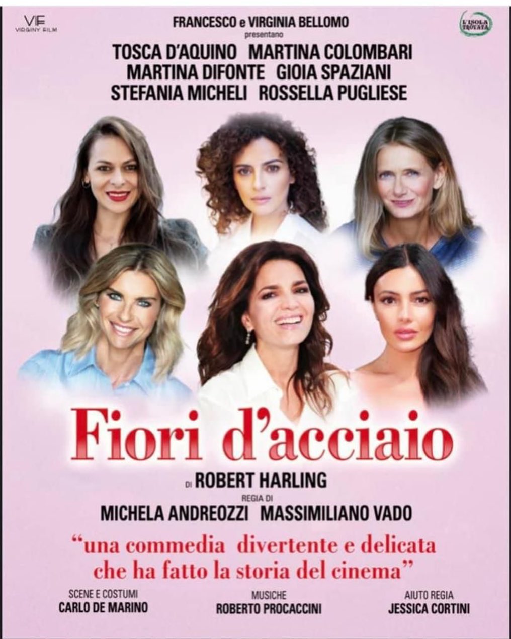 Martina Colombari Manca poco al chi e’ di scena…
Da questa sera saremo 
“ FIORI D’ACCIAIO” 



...