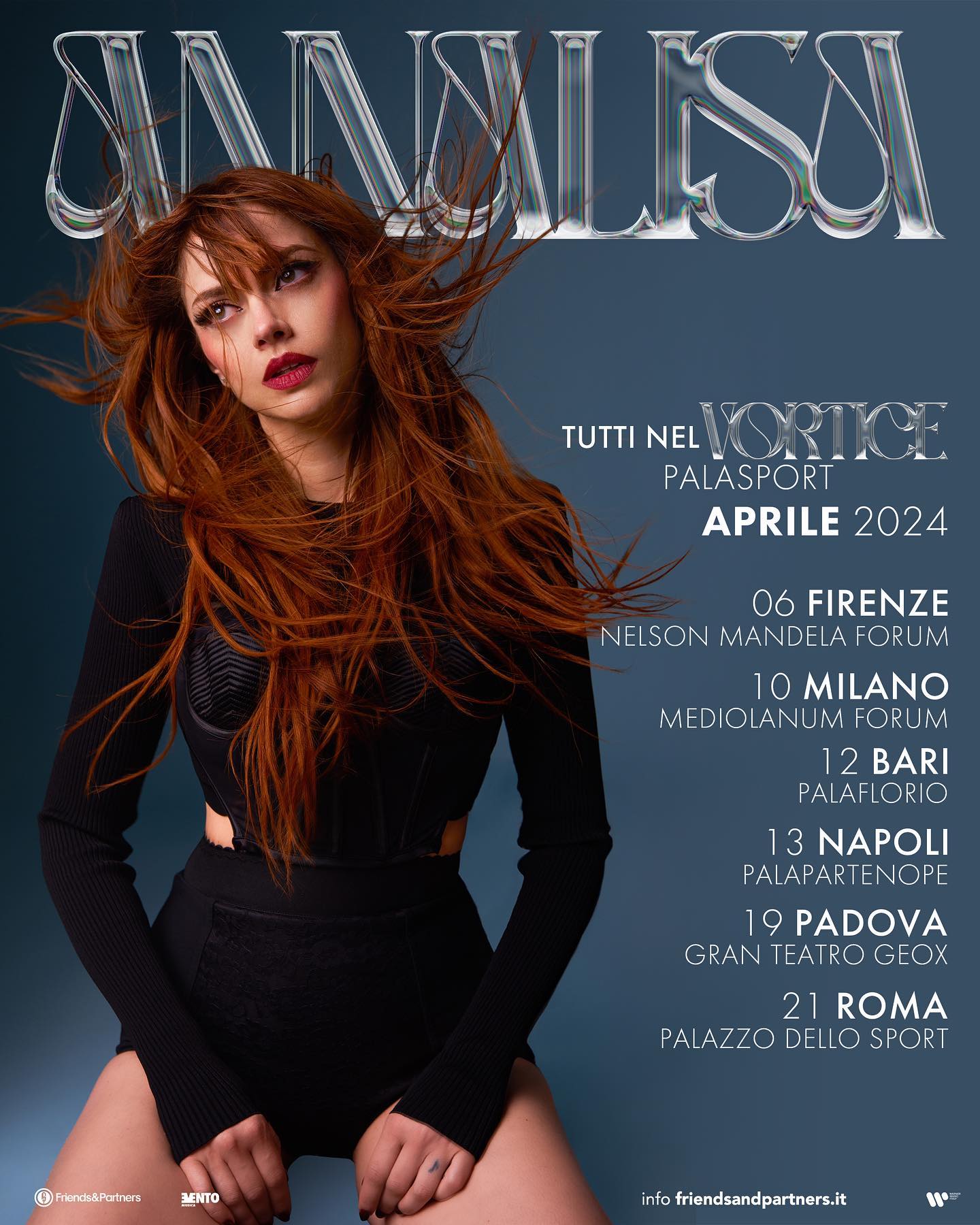 Annalisa “TUTTI NEL VORTICE” il mio primo tour nei palasport, ad aprile 2024!!!
Perché q...