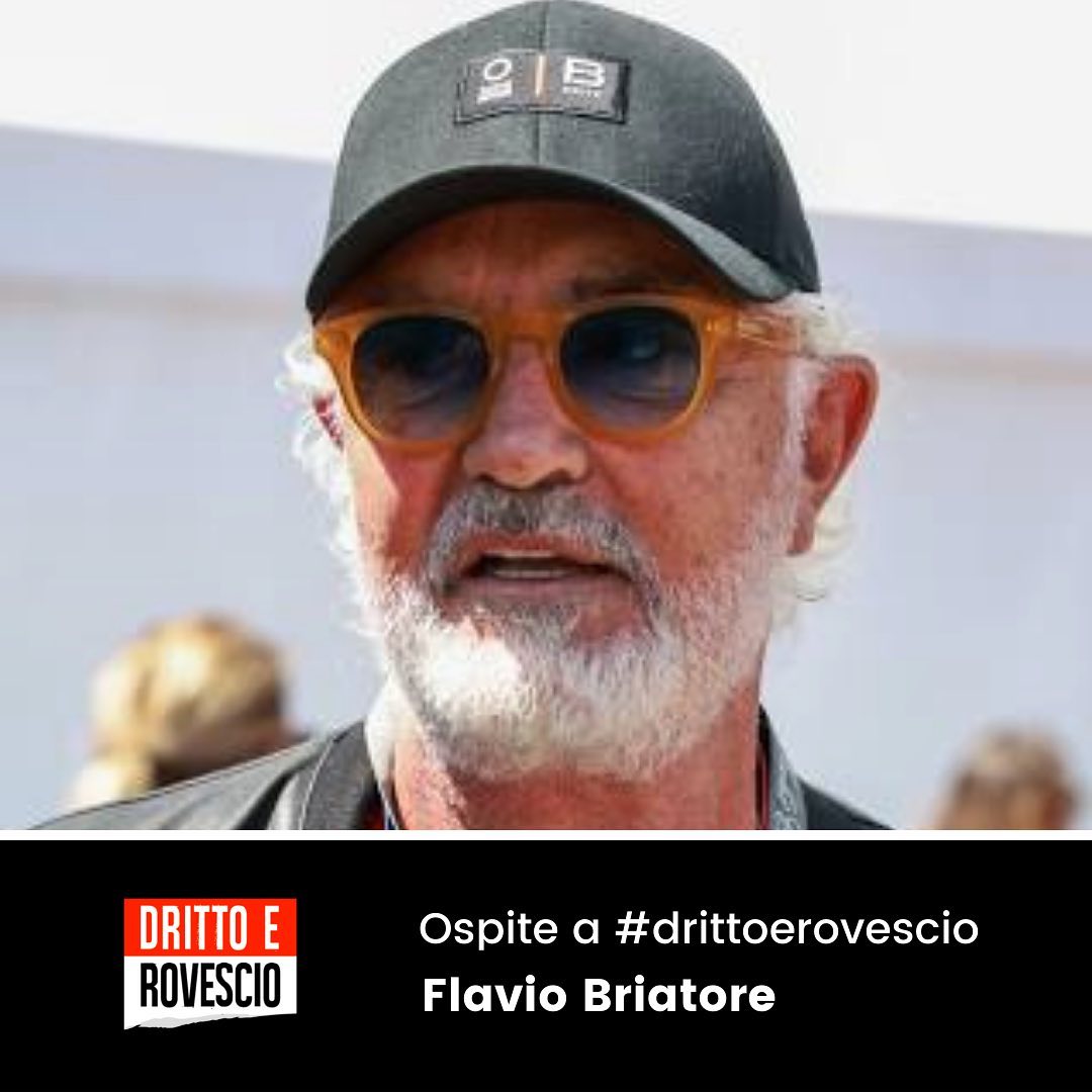 Flavio Briatore Stasera seguitemi, sarò ospite di  a  alle ore 23:20...