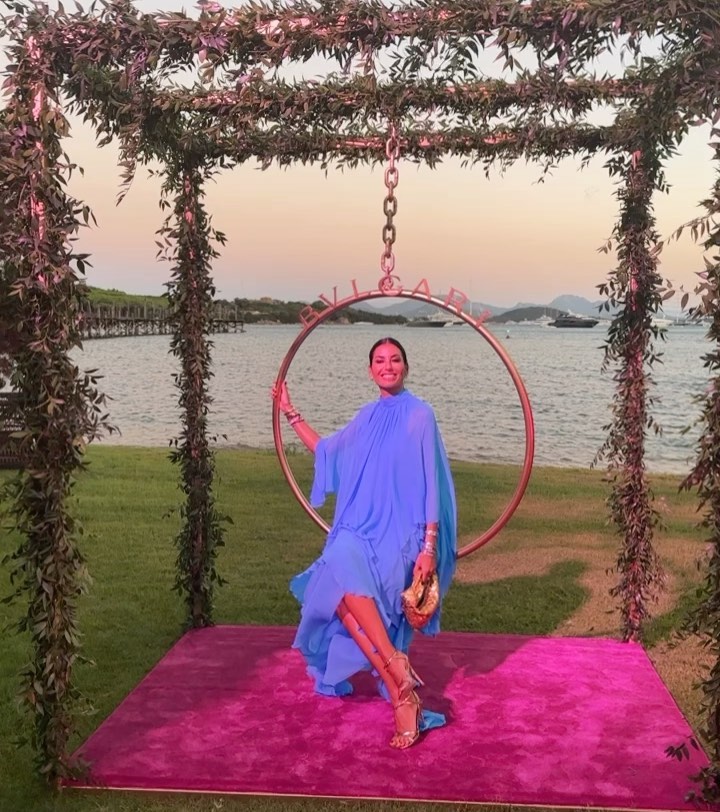 Elisabetta Gregoraci • Yesterday’s night: blue and my amazing squad 
N.B in pendant con mio figlio s...