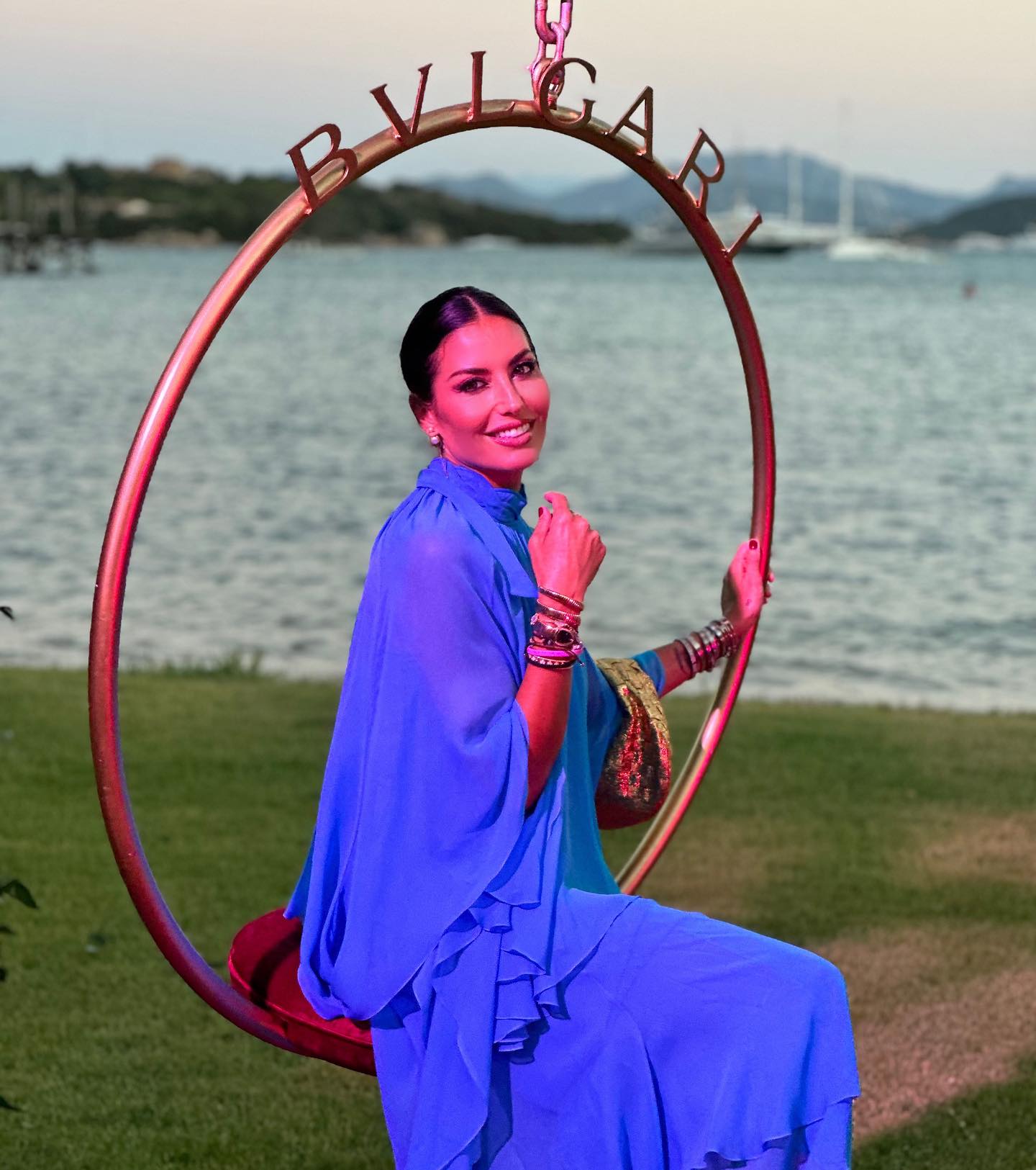 Elisabetta Gregoraci • Yesterday’s night: blue and my amazing squad 
N.B in pendant con mio figlio s...