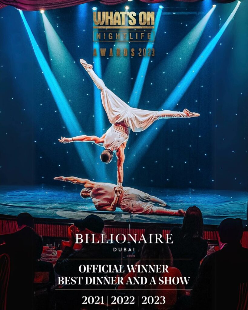 Flavio Briatore, vince il premio di  come  best dinner and a show in Dubai per il terzo anno cons… su Instagram incanta i suoi fan