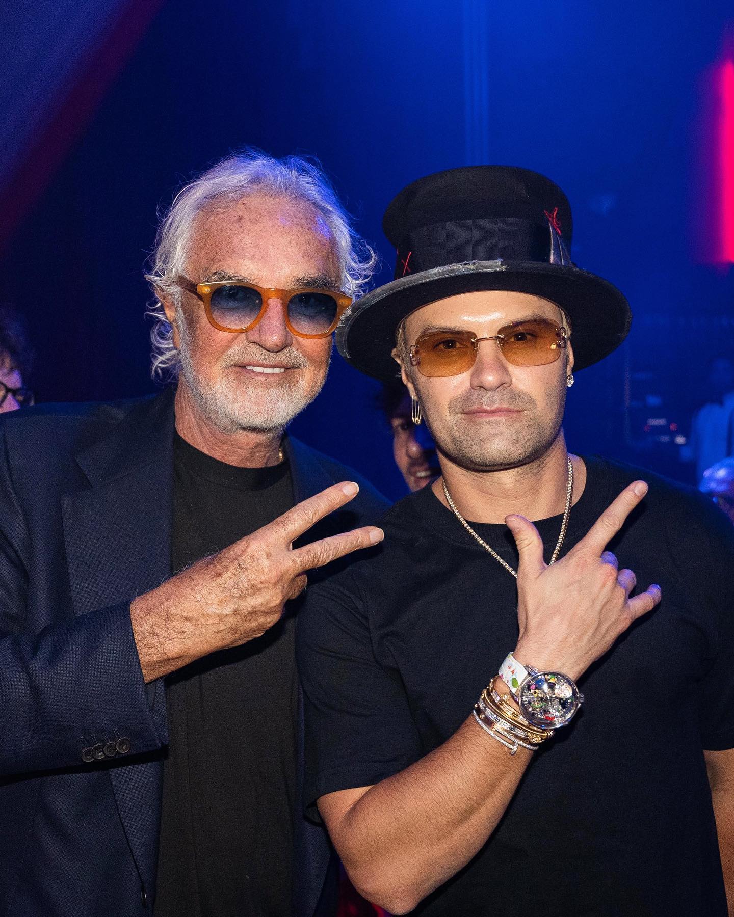 Flavio Briatore Last night with...