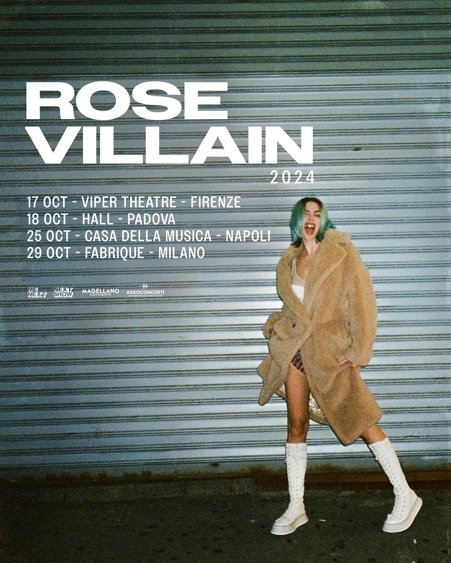 Rose Villan A NEW CHAPTER dove ci vediamo??
Link in bio per i biglietti...