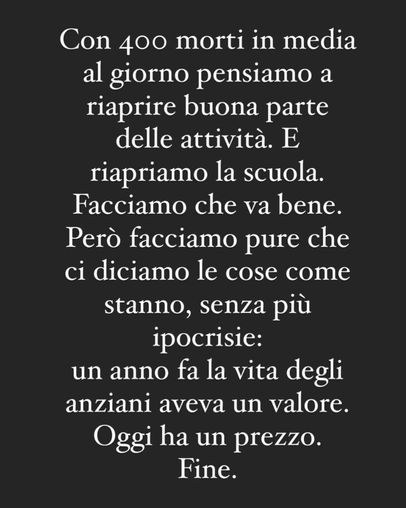 Selvaggia Lucarelli, Questo è…. su Instagram delizia i suoi fan