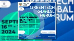 Il 16 e 17 settembre a Roma si terrà il “Greentech Global Forum” per le imprese