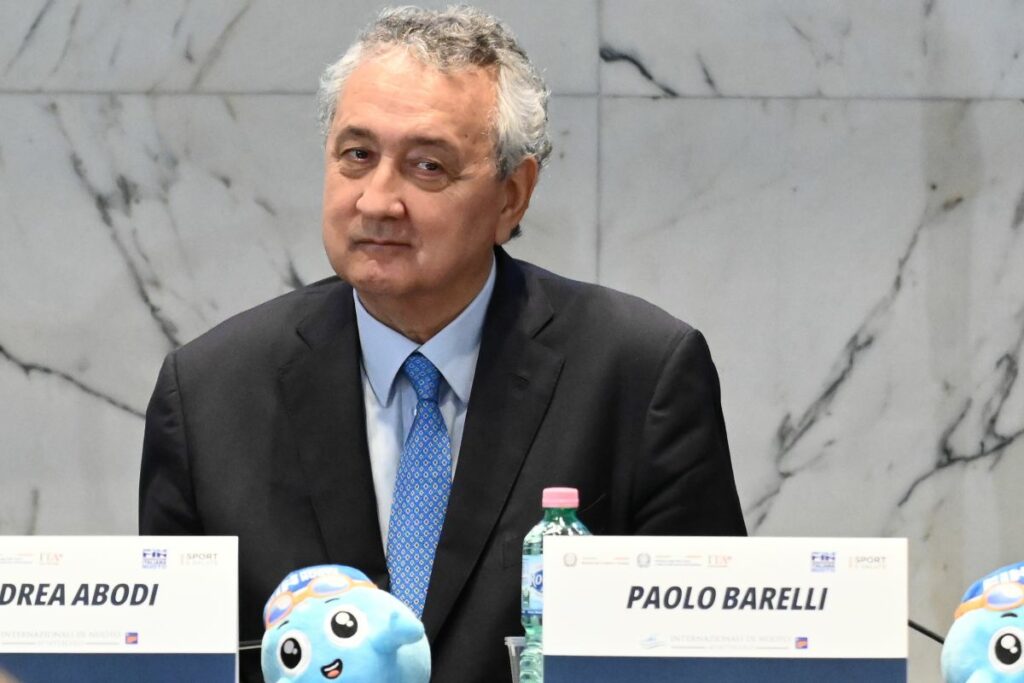 Paolo Barelli è stato rieletto presidente della Federnuoto con un ampio margine di voti favorevoli...