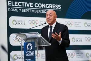 Sabatino Aracu è stato rieletto presidente della World Skate per il prossimo quadriennio olimpico...