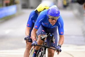 L'Italia ha trionfato nella staffetta mista elite ai Campionati Europei di ciclismo a Limburgo, in...