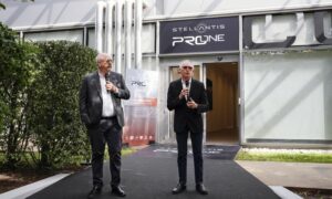 Inaugurazione del hub globale per veicoli commerciali Stellantis Pro One a Mirafiori