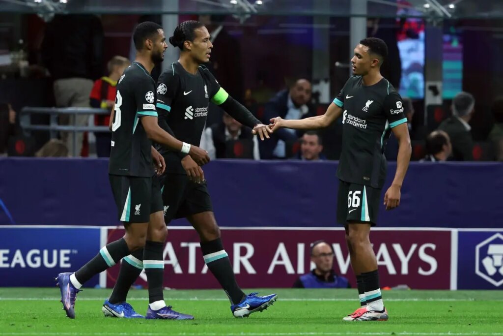 Il Liverpool si impone per 3-1 contro il Milan a San Siro, con gol di Konaté, Van Dijk e Szoboszlai...