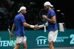 Andrea Vavassori e Simone Bolelli hanno conquistato la semifinale nel doppio durante il "China Open"...