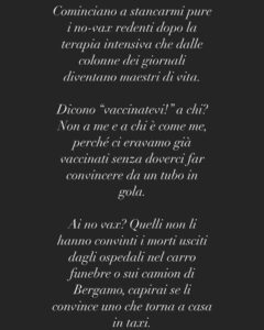 Selvaggia Lucarelli, Le lezioni da chi quando c’era lezione era assente anche no…. su Instagram per i suoi fan