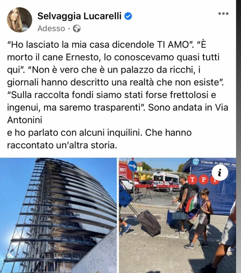 Selvaggia Lucarelli, Per leggere il mio articolo, link in bio o nelle storie…. su Instagram per i suoi fan