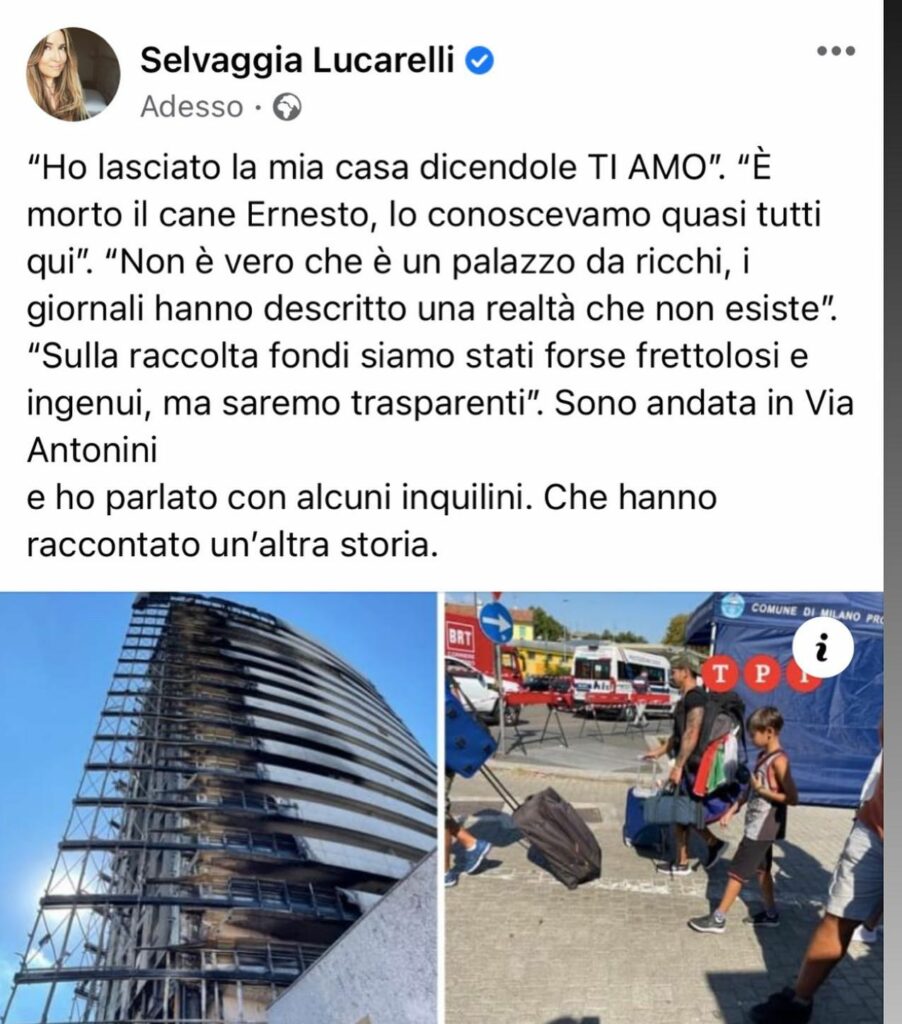 Selvaggia Lucarelli, Per leggere il mio articolo, link in bio o nelle storie…. su Instagram per i suoi fan