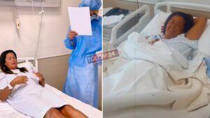 Samantha De Grenet esce dall’intervento chirurgico e chiede una focaccia