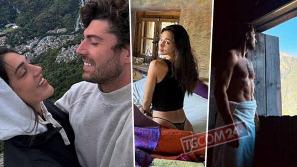 Cecilia Rodriguez e Ignazio Moser innamorati nel chalet delle Alpi