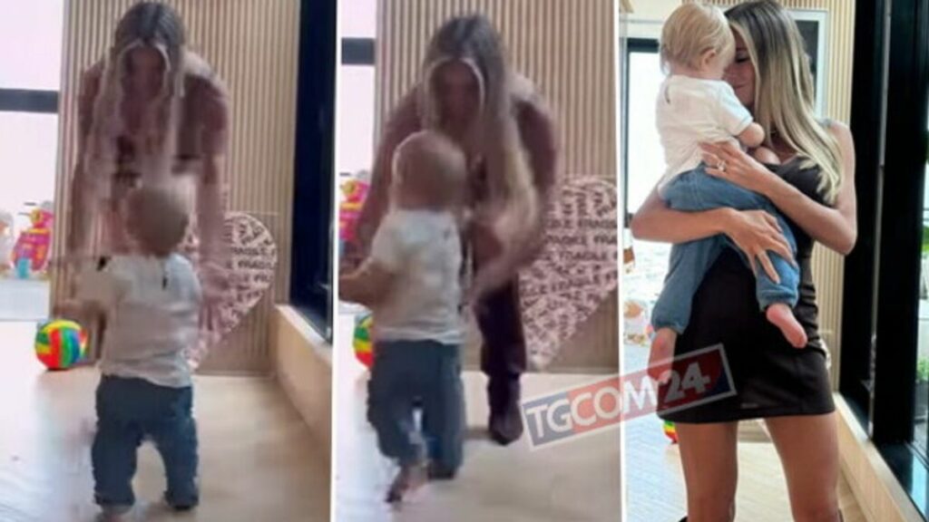 Diletta Leotta si vanta come mamma orgogliosa mentre Aria compie i suoi primi passi