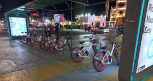 Il sistema di bike-sharing è stato lanciato a Sharm El Sheikh, nel Sinai egiziano, con la stazione...