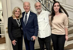 Joe Biden cena al ristorante Sistina dopo il suo intervento all’Onu