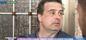 Il figlio di Loretta Levrini ha confessato di essere l'assassino della madre davanti alle telecamere...