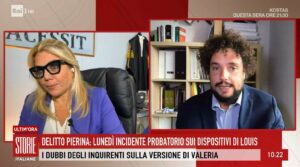 Uomo di razza caucasica davanti alla farmacia